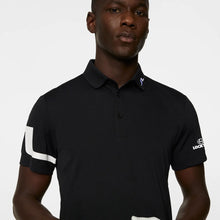 Load image into Gallery viewer, Men&#39;s Heath Regular Fit Golf Polo in Black - J. Lindeberg