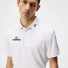 Load image into Gallery viewer, Men&#39;s Tour Tech Reg Fit Golf Polo in White - J. Lindeberg