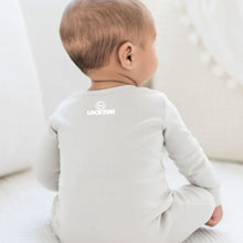 Load image into Gallery viewer, Organic Baby Peyton Zipper Sleeper - Stone