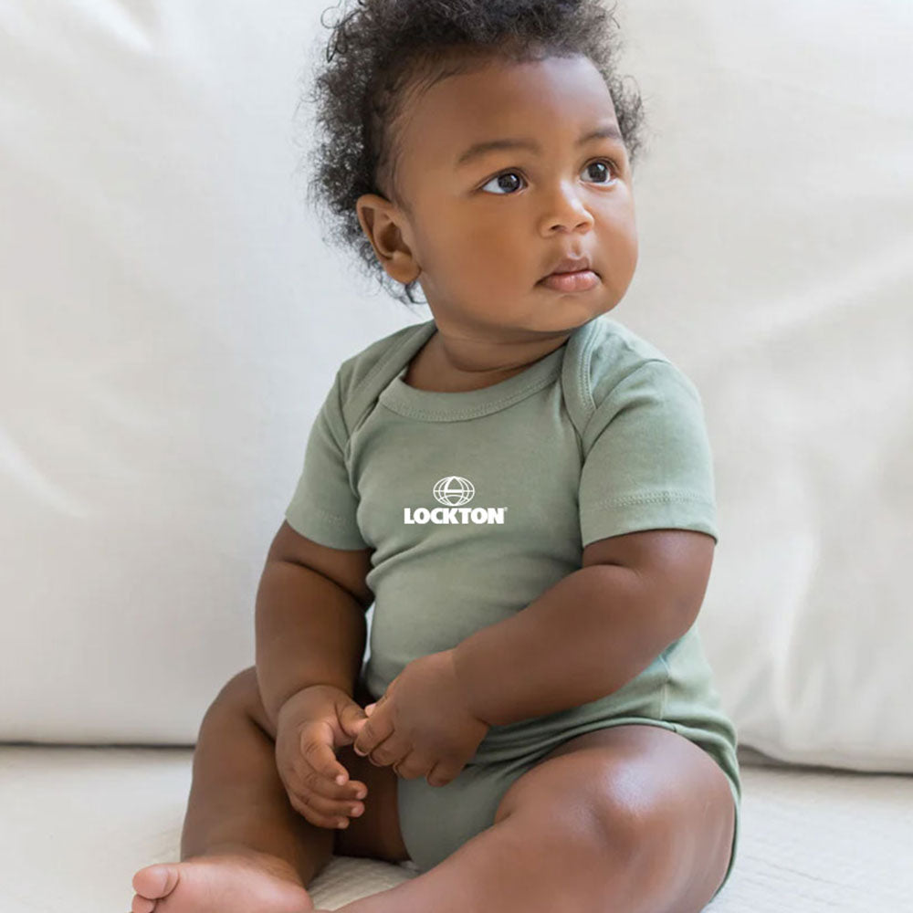 Organic Baby Short Sleeve Classic Bodysuit - Thyme